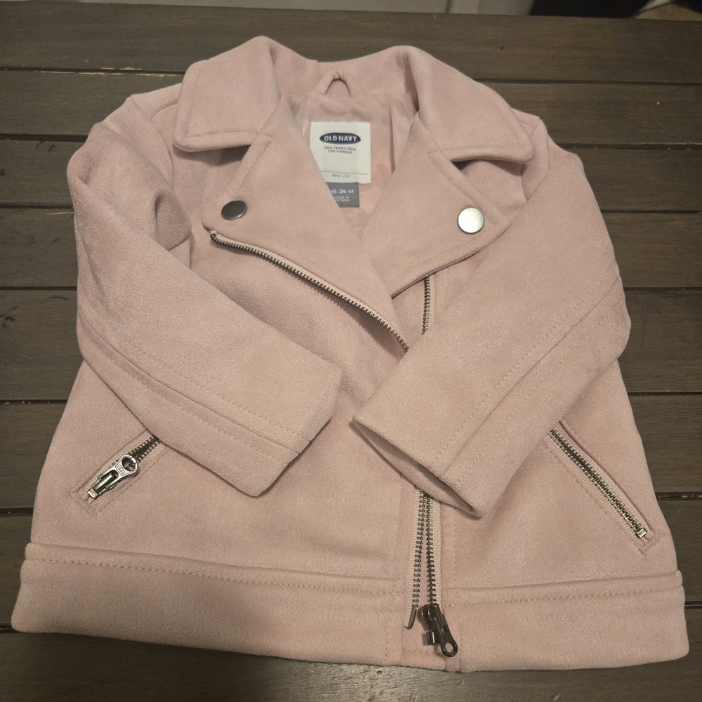 Old Navy Pink Moto Jacket